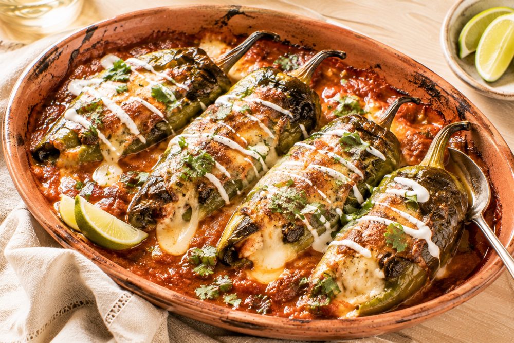Baked Hatch Chile Rellenos