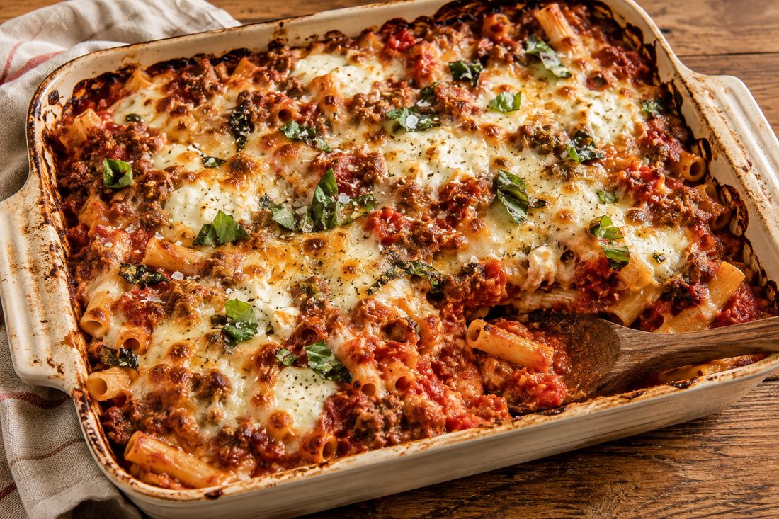 Sausage Baked Ziti