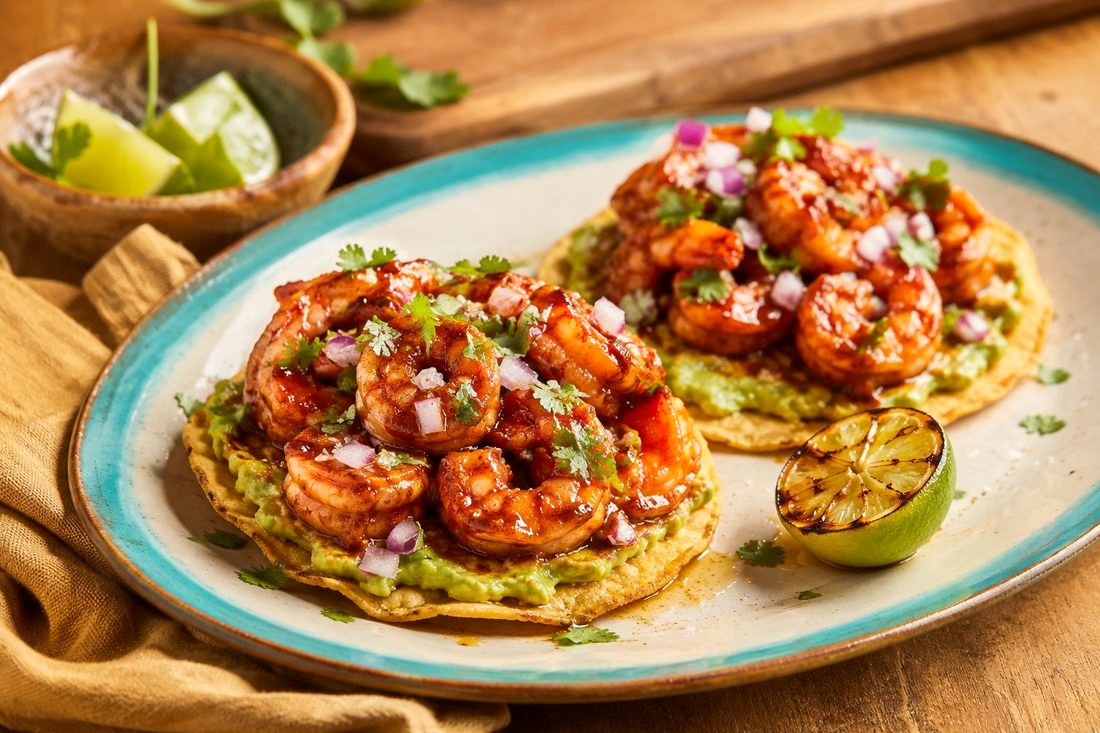 Shrimp Tostadas