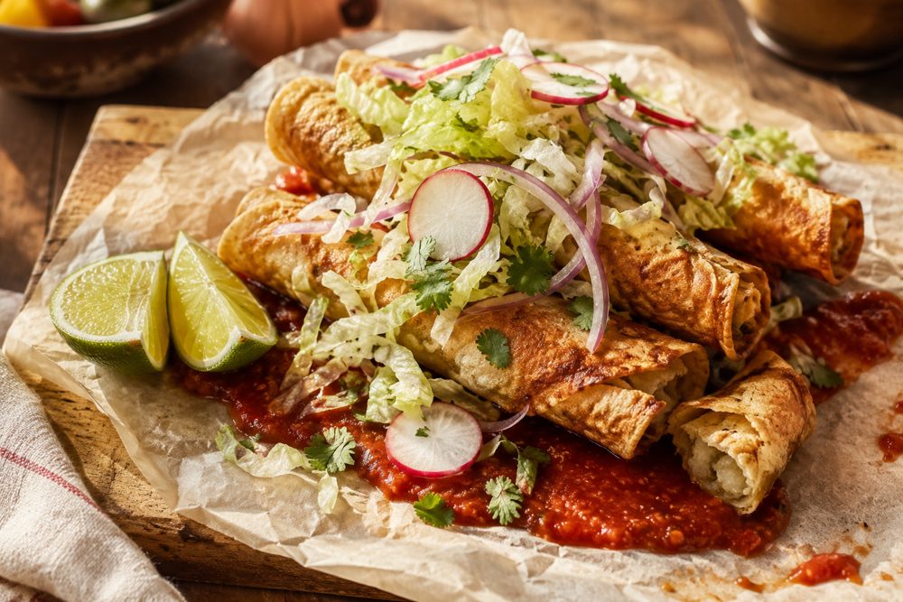 Tacos Dorados de Papa
