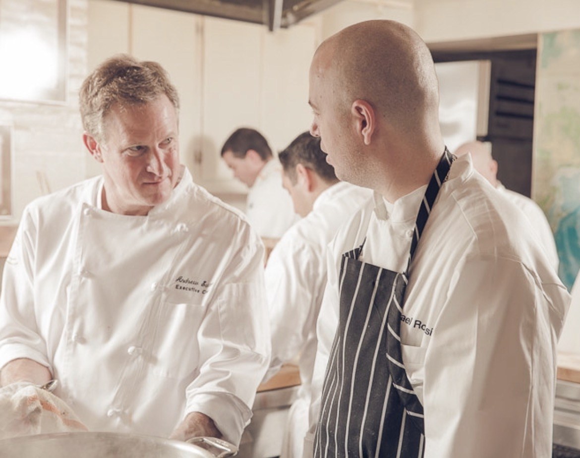 Chef Andrew Sutton and Chef Michael Rossi