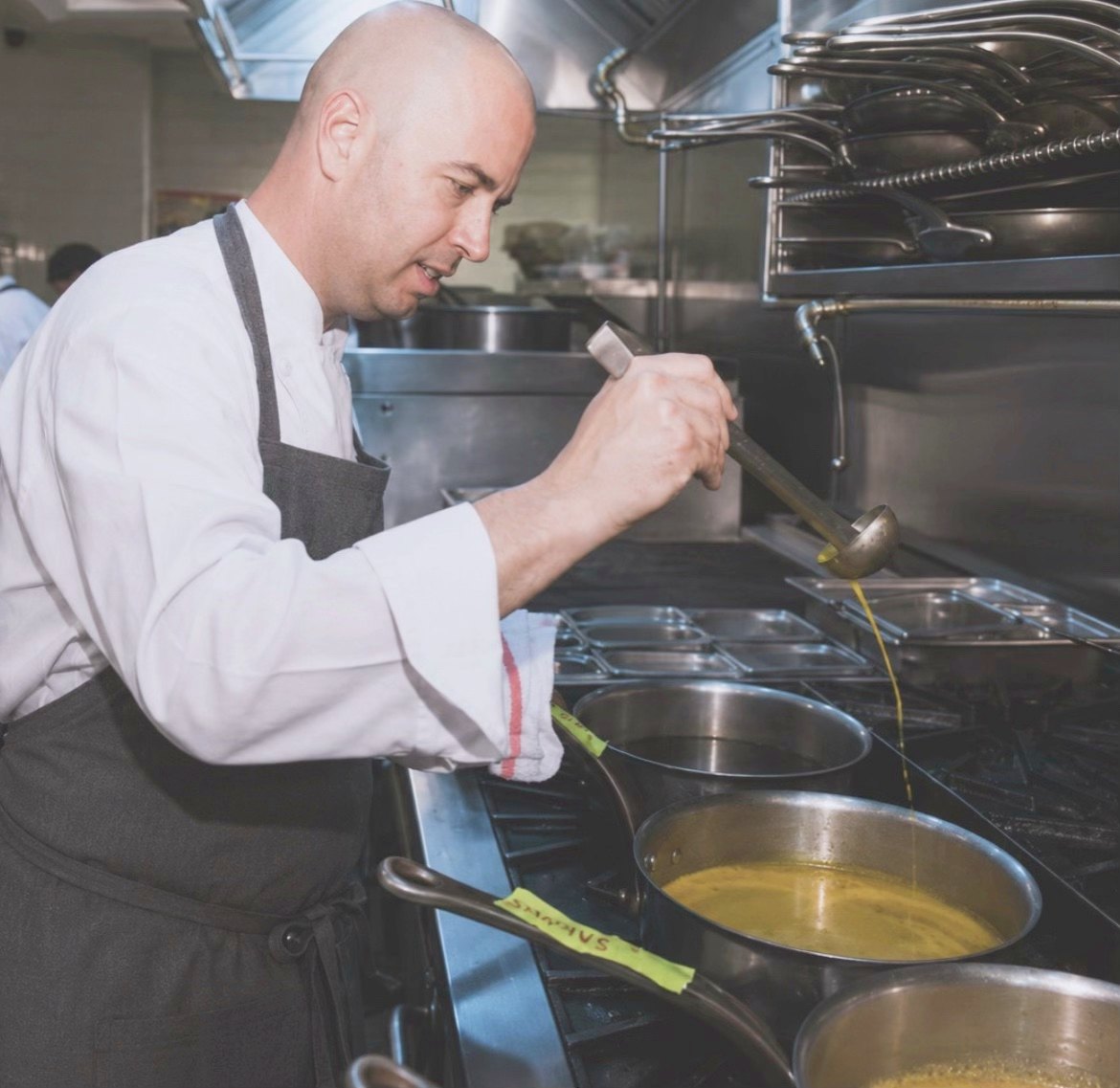 Chef Michael Rossi portrait.